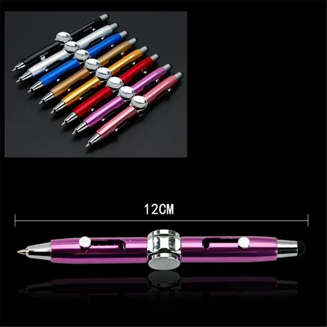 Fidget Pen Fidget Spinner Toy EDC Anti Stress Relief Metal Shell For Kids Adult N1HB 3