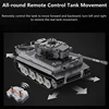 Simulation Building Block Assembly Remote Control Battle Tank All-round Driving 360° Rotate Turret Lifting Barrel Puzzle RC Tank 3