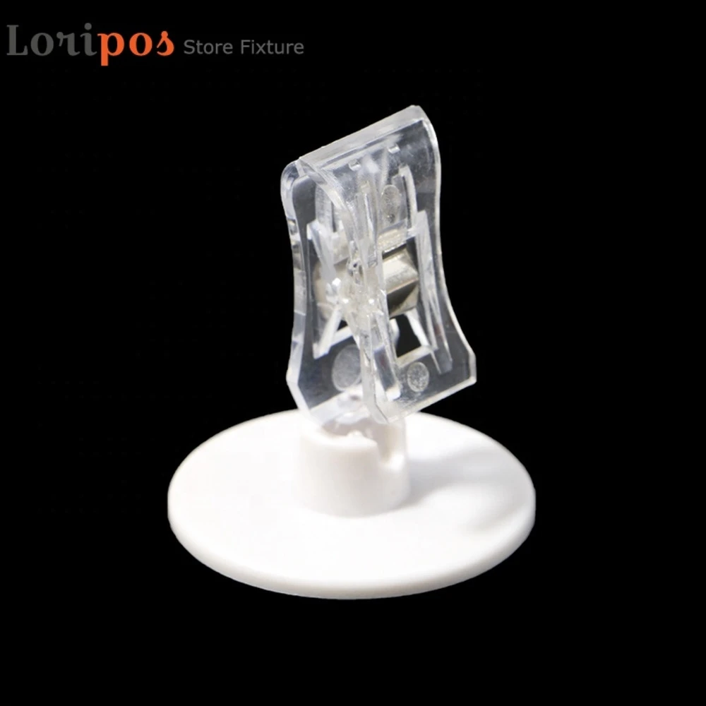 Adhesive Clear Transparent Advertising Clips Plastic Sign Display Price Label Tag Clip Holders In Supermarket Retails a4 a5 a6 supermarket price label holder strip clear plastic hook shelf data strips frame