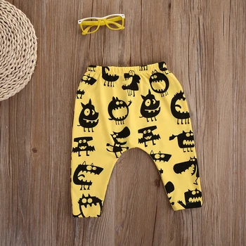

Newborn Baby Boy Girl Kids Monster Bottom Harem Pants Leggings Trousers 0-3Y Cotton Infant Novelty Children Loose Pants