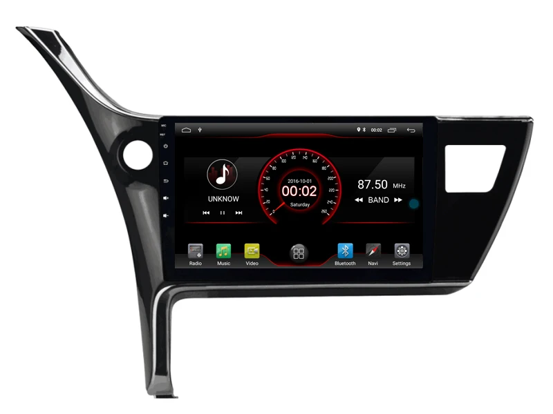 Автомобильный Android 9,0 плеер для Toyota Corolla магнитофон 4G Lte sim-карта радио с Bluetooth и GPS головное устройство 2.5D ips экран