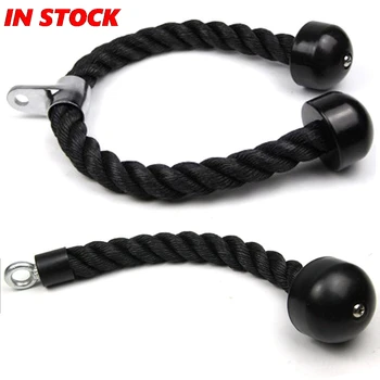 

Abdominal Crunches Cable Attachment Pull Down Laterals Biceps Training Fitness Equipment Body Building Gym Pull Rope