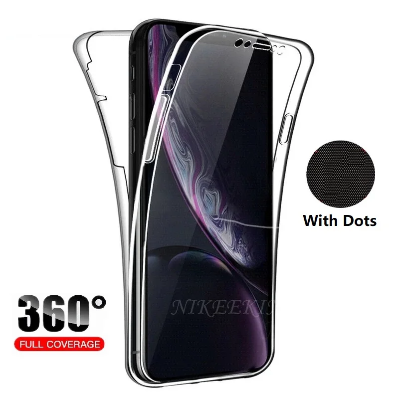 360 Double Silicone Case For Samsung Galaxy A21S A31 A11 M11 A01 A41 A51 A71 A50s A10s A20s A30s A70 A40 A60 Soft TPU Full Cover | Мобильные