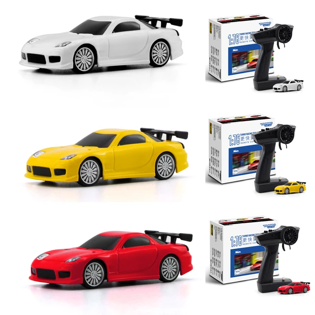 Turbo Racing-Voiture radiocommandée RC Drift C64 pour enfant et adulte,  véhicule avec gyroscope et radio, échelle 1:76, télécommande chirurgie  tionnelle, kit RTR - AliExpress