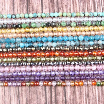 

Beads Natural Stone Beads 2/3/4mm Pine Beads Space Beads Jewelry Making Necklace DIY Series