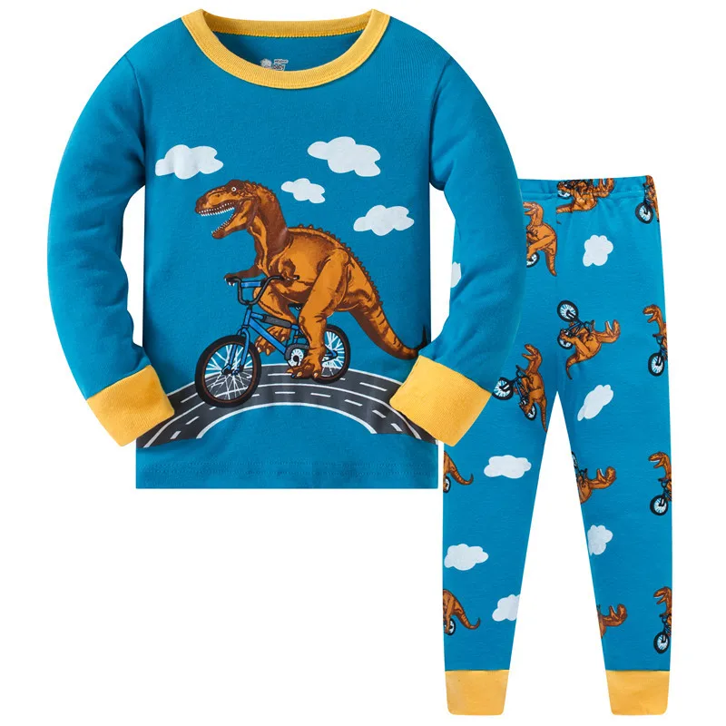 Детский пижамный комплект с Бэтменом, одежда для сна для мальчиков, пижамный комплект для мальчиков 3-8 лет, Детская Пижама, футболка+ штаны, комплект одежды для маленьких мальчиков - Цвет: 23