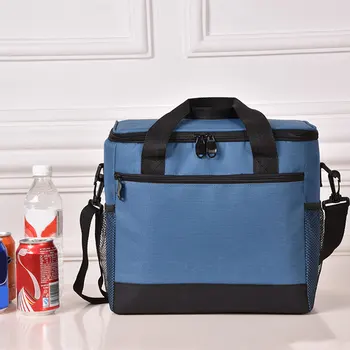 

17L Cooler Bag Reusable Oxford Cloth Camping Large Capacity Hot And Cold Collapsible Insulated Outdoor Activities Food Storage