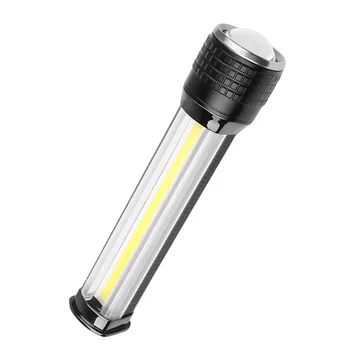 

COB LED Flashlight P70 Waterproof 1800LM + Outdoor Camping Hiking Zoom LCD Torch Folding Flashlight Portable Maintenance