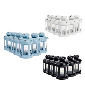 

Vintage Metal Hanging,Candlestick for Home,Parties Gift 6 Pack