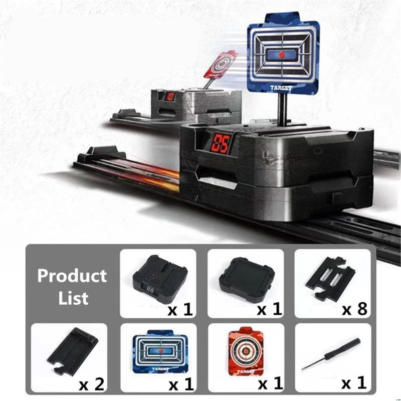 Электрические движущиеся мишени для пушек Nref, подарок для мальчиков и девочек