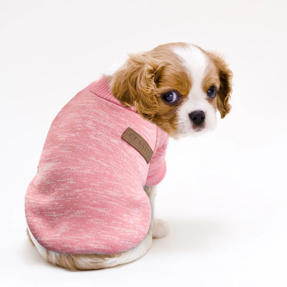 Dog Cat Warm Clothing Autumn Winter Pet Clothes Sweater For Small Dogs Cats Chihuahua Pug Yorkies Kitten Outfit Cat Coat Costume