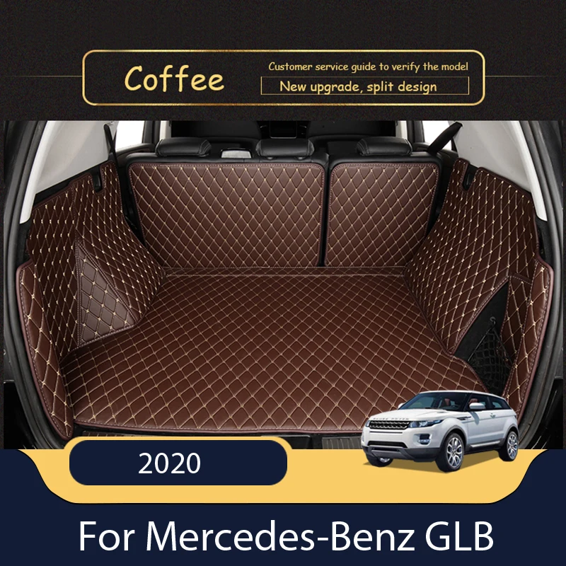 Кожаный коврик для багажника автомобиля Mercedes-Benz GLB 2020 5 мест аксессуары грузового