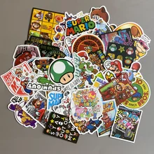 

100PCS Anime Game Super Mario Sticker Waterproof Suitcase DIY Laptop Guitar Skateboard Cell Phone Computer Toy Lovely Stickers