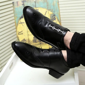 

2019 Oxford plus size luxury brand high quality leather casual shoes men's shoes comfortable casual sports shoes men's leather s