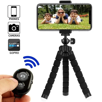 

Smartphone Tripod For Phone Tripod For Mobile Monopod Tripod For Camera Holder Selfie Stick Bluetooth Remote Shutter Release