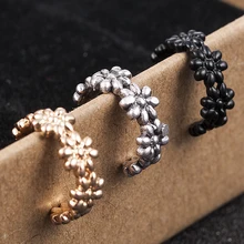 Винтажные серьги на клипсах, простые серьги с маргаритками, не пирсинг, серьги в носу, новые модные женские серьги, 3 цвета, манжеты для ушей, Brinco