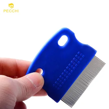 

Dog Grooming Comb Pet Tear Stain Remover Gently Removes Mucus and Crust Small Lice Flea Combs For Dogs Cats