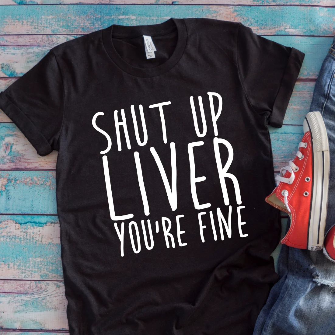 Футболка Shut Up Liver Your Fine drinking Shirt |
