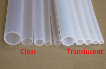 

8*10mm 8x10mm 9*11mm 9x11mm ID*OD Clear Transparent Translucent Insulation Soft FEP F46 Catheter Hose Plastic Pipe PTFE Tube