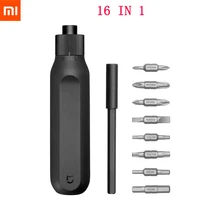 Xiaomi Mijia 16 In 1 Ratel Schroevendraaier Precisie Ratel Magnetische Hoofd Partij Tijdschrift S2 Stalen Dubbele-End Batch Hoofd