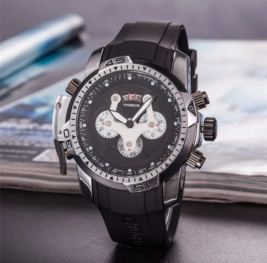 Лучший европейский бренд, деловые часы с календарем, мужские роскошные часы 007, юбилейные часы aaa - Цвет: 9