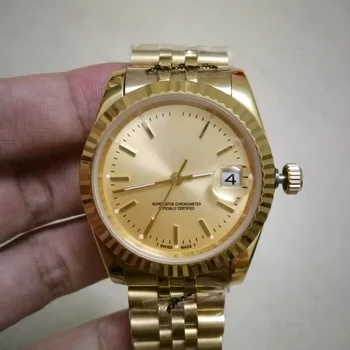 

luxury watch men AAA 36mm automatic mechanical No battery sweeping DateJUST stainless steel watches 2813 rolexable 42