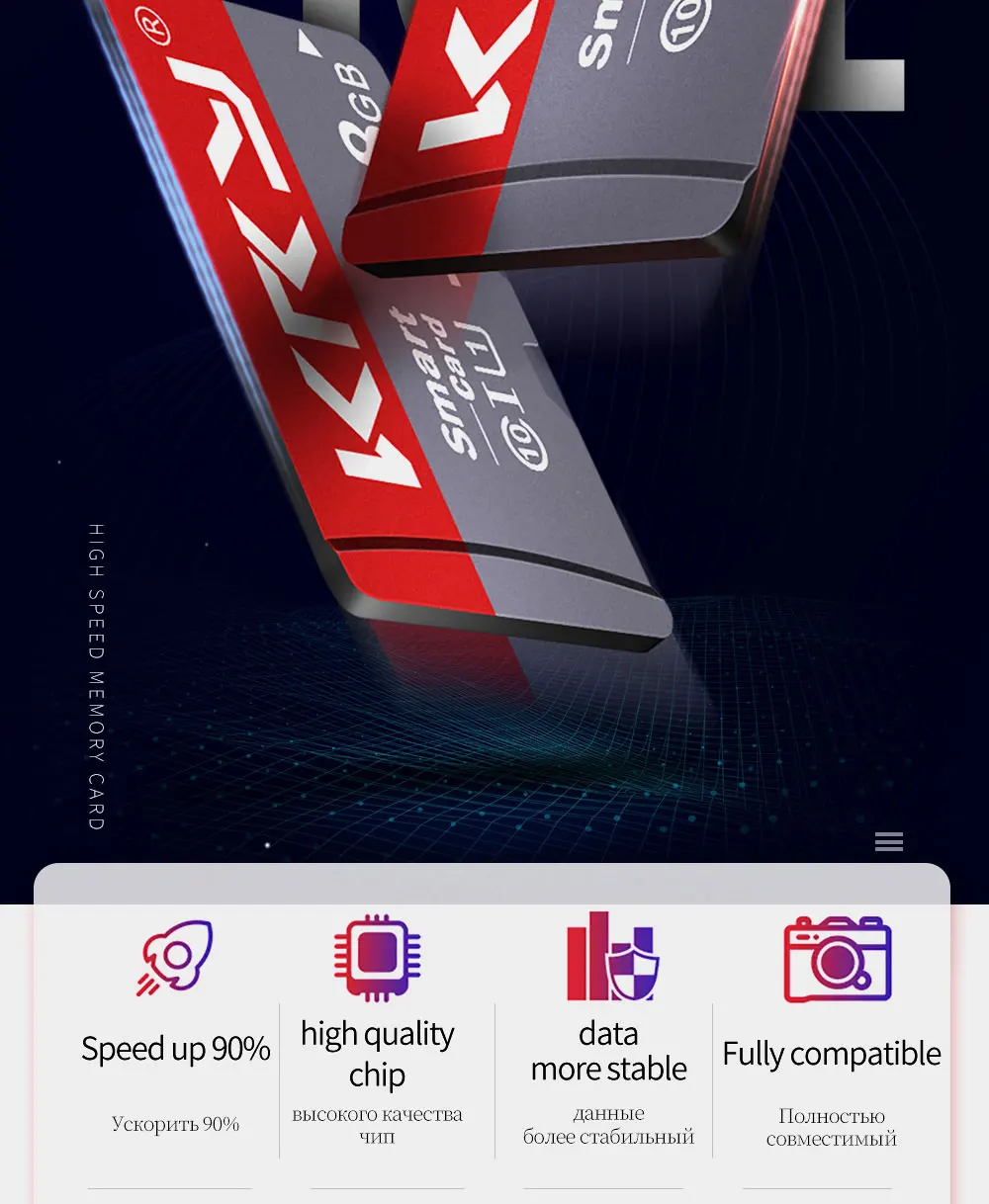 Micro TF SD 512GB 256GB 128GB 64GB 32GB 16GB 8GB Micro TF SD Card Flash Card Memory Card 256GB 128GB 64GB Memorycard for Phone