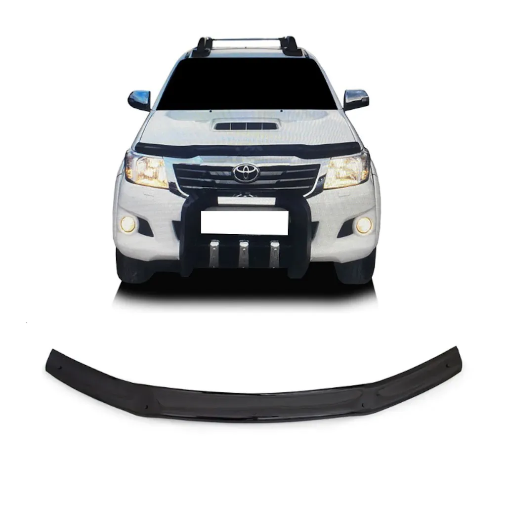 Для Toyota Hilux 2012 2015 спереди защита от насекомых дефлекторы капота гвардии