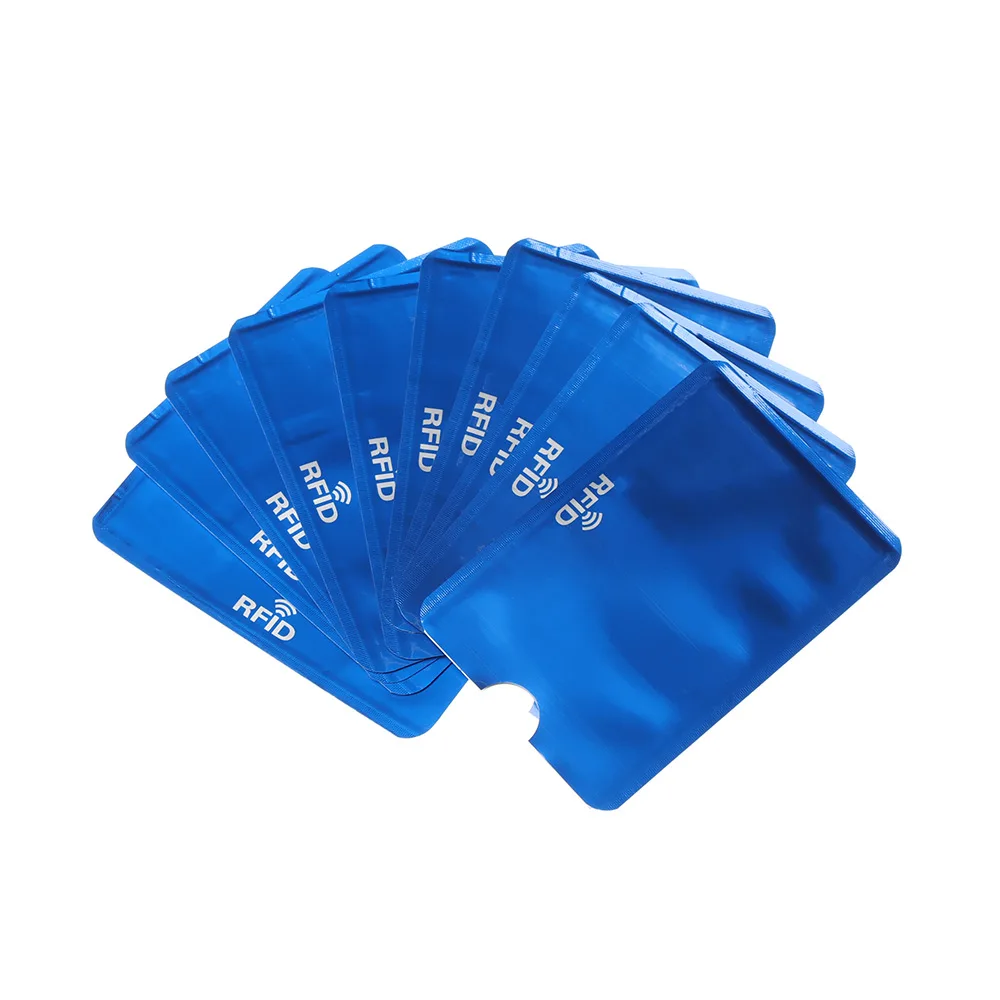 

5/10PCS New RFID Credit Card Protector Anti Theft Blocking Card holder Protection Bank Card Case Sleeve Skin Case Covers