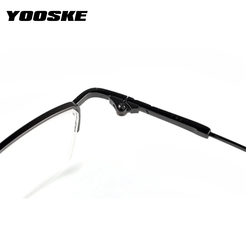 Myopia Glasses Eyeglass Frames for Women Men Half Frame Student-1.0-6.0