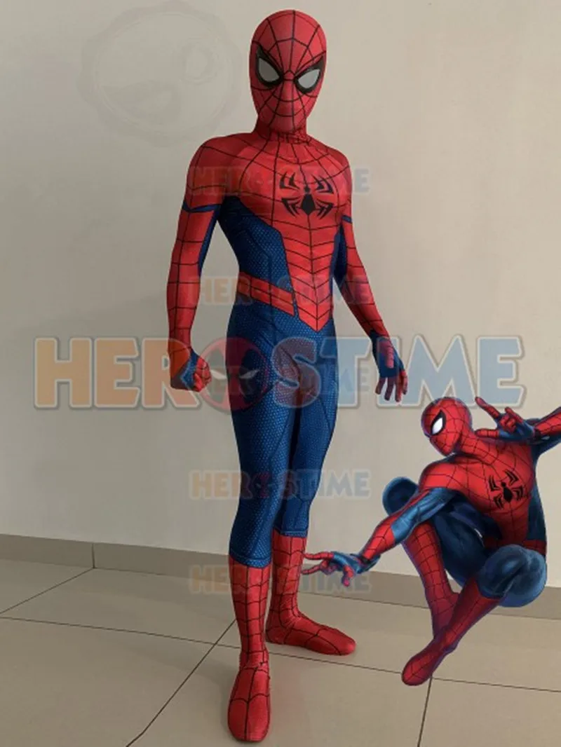 Ultimate Alliance 3 костюм Человека-паука 3D принт для взрослых детей Человек-паук косплей Хэллоуин зентай костюм комбинезоны