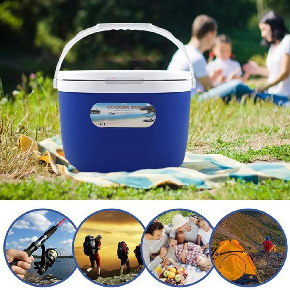 

14L Large Thermal Food Cooler Bag Insulated Large Capacity Lunch Box Cooler Picnic Fishing Cool Insulation Cooling Dual-use Box