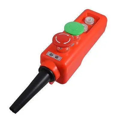 

Momentary Green Mushroom Up Down Red Emergency Stop Hoist Push Button Switch