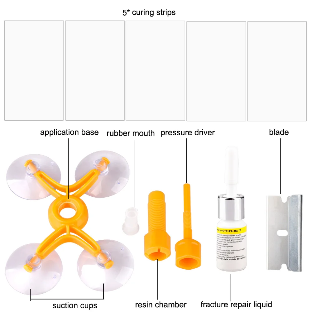 Восстановление царапин Стекло полировка трещина удалить уплотнение окна инструмент авто ветровое стекло Ремонтный комплект автомобиля Стайлинг восстановление