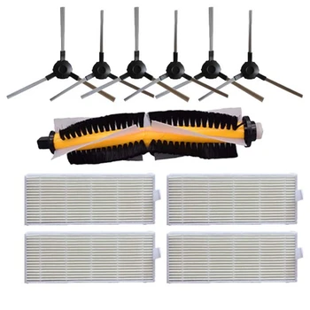 

Side Brush Hepa Filter Roll Brush Mop Pad Replacement Kit For Proscenic Vslam-811Gb Vslam-911Se Robot Vacuum Cleaner Parts