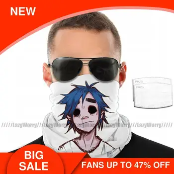 

Gorillaz Mouth Face Mask Gorillaz 2D Facial Mask Fashion with Filters for Adult Pretty Mask
