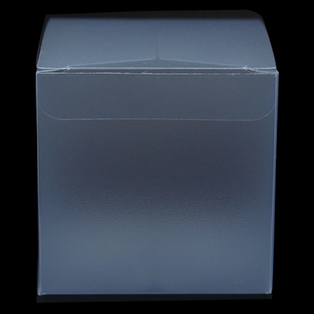 

DHL Matte Clear Plastic Square PVC Gift Packaging Box Favor Jewellery Display Boxes Frosted Plastic Packing Box