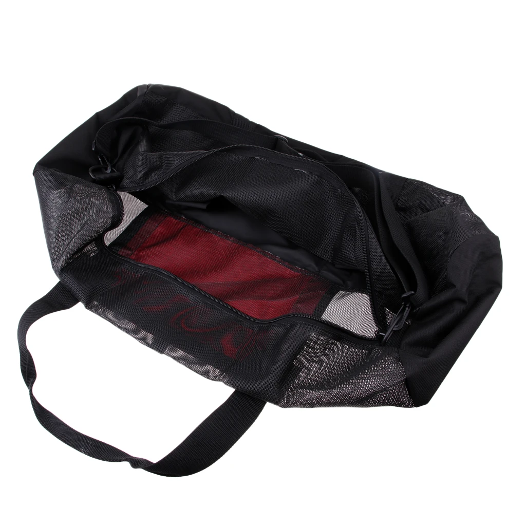 Portable Dive Flag Mesh Gear Bag & Shoulder Strap Scuba Diving Mesh Gear Bag For Scuba Diving Snorkel 