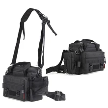 Портативный водонепроницаемый снасти большой емкости приманки Ткань Оксфорд износостойкие хранения легкая Рыболовная Сумка на одно плечо