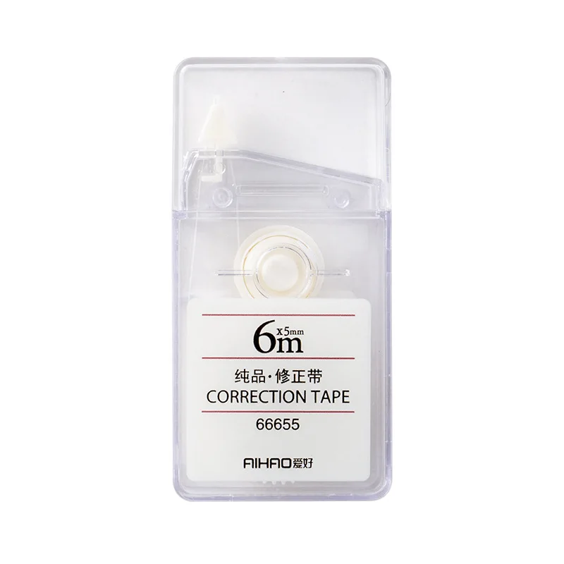 Correction Tape 6m Portable Korean Stationery Transparent White Out Corrector Student Prize School Accessories Office Supply