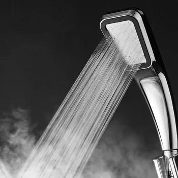 

300 hole High-Pressure Shower Head Chrome Powerful Boosting Spray Water Saving Spray Bath Water Saving High Head