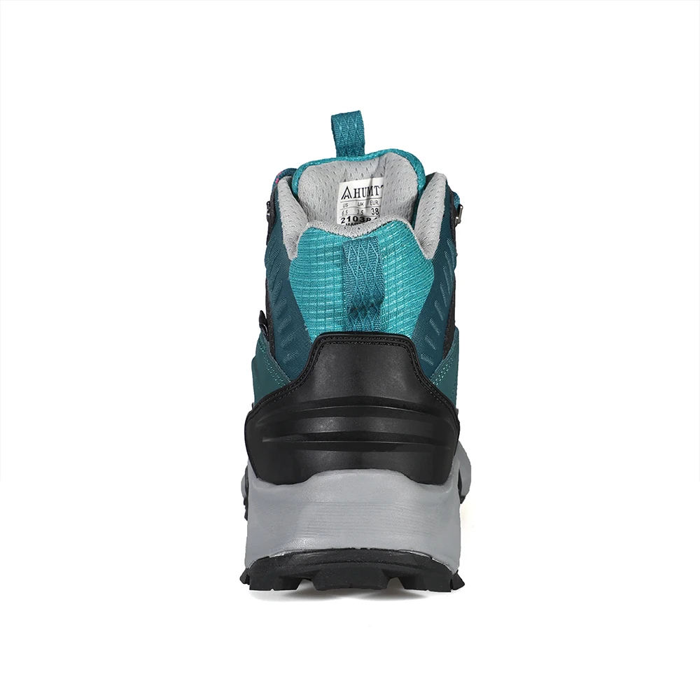 HUMTTO Leather Climbing Hunting Trekking Boots Waterproof Sport Hiking Shoes Women Breathable Outdoor Mountain Tactical Sneakers