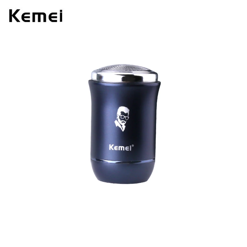 Kemei World's Smallest Shaver Ever Travel Men's Electric Razor Pocket Size Portable Travel Smart Shaving Machine Washable MA09