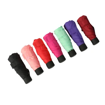 

180g Small Fashion Folding Umbrella Rain Women Gift Men Mini Pocket Parasol Girls Anti-UV Waterproof Portable Travel ubbrella
