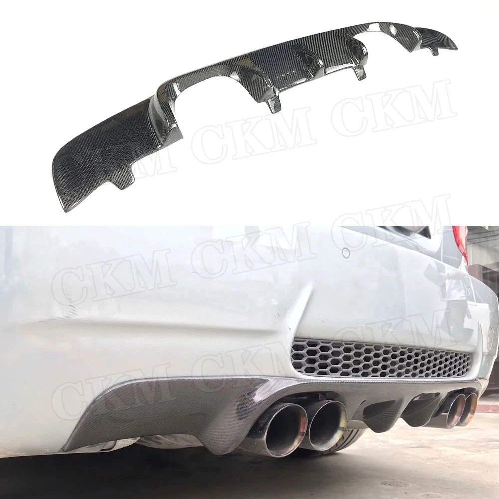 

Carbon fiber Rear Bumper lip Diffuser Spoiler for BMW 3 Series E90 M3 2005-2011 Fins Shark Style Skid Plate Car Bumper Guard