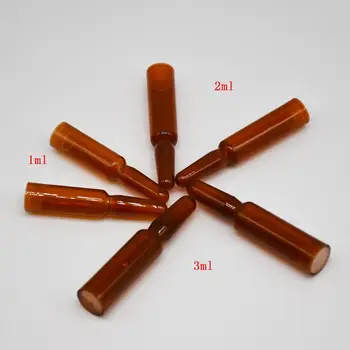 

1ml 2ml 3ml Amber Ampoule ,salon use skin care product container,Empty Ampoule Bottle for Serum,makeup essence oil,Empty Ampoule