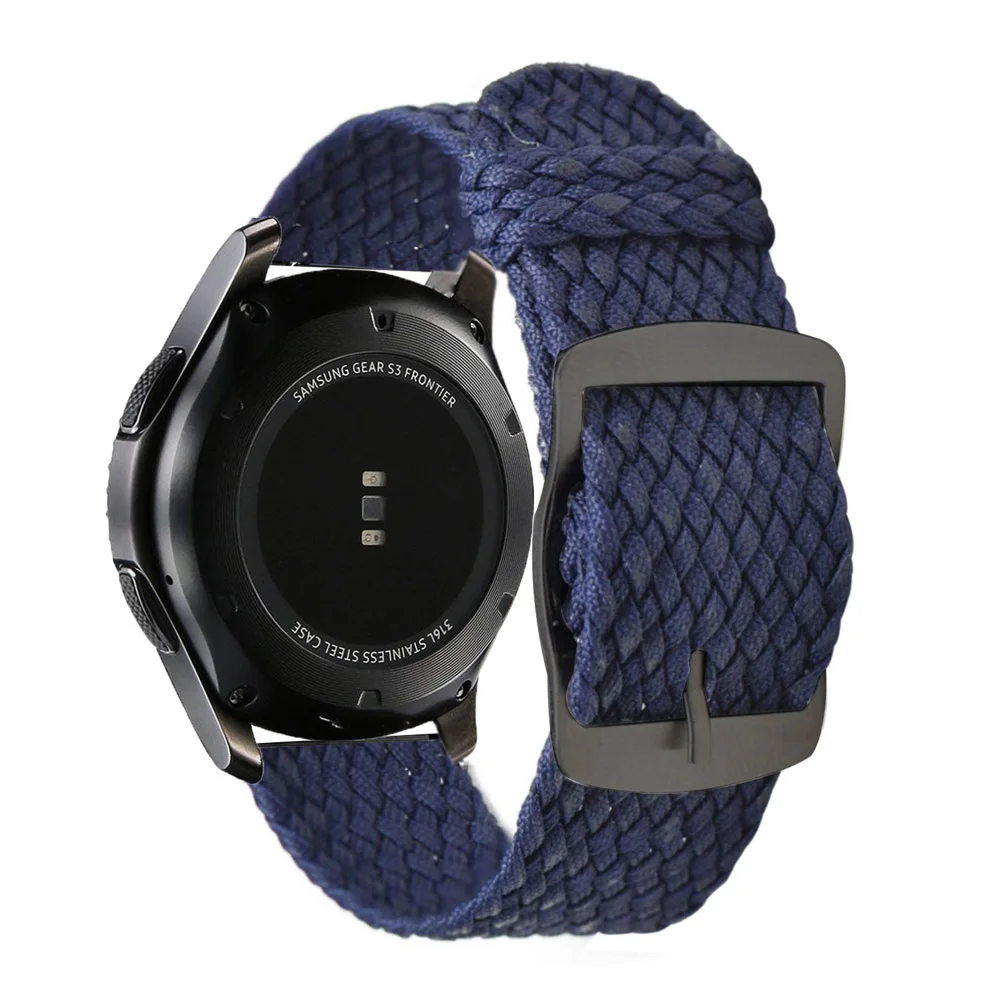 Ремешок нейлоновый для Samsung Galaxy 46 мм 42 Gear S3 band сменный спортивный браслет