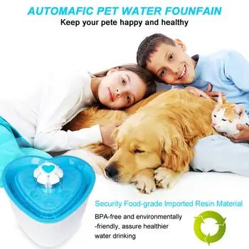 

Electric Dog Pet Mute Drinker Feeder Automatic Pet Cat Water Fountain Bowl Pet Fountain Drinking Water Dispenser US/EU Plug