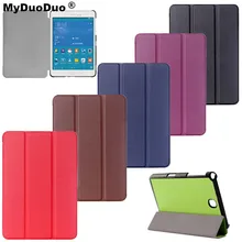 Умный Магнитный планшетный чехол для samsung Galaxy Tab A 8,0 T350 T355 T351 SM-T350 SM-T355 три раза стенд из искусственной кожи Обложка Cas+ Защитная пленка на экран