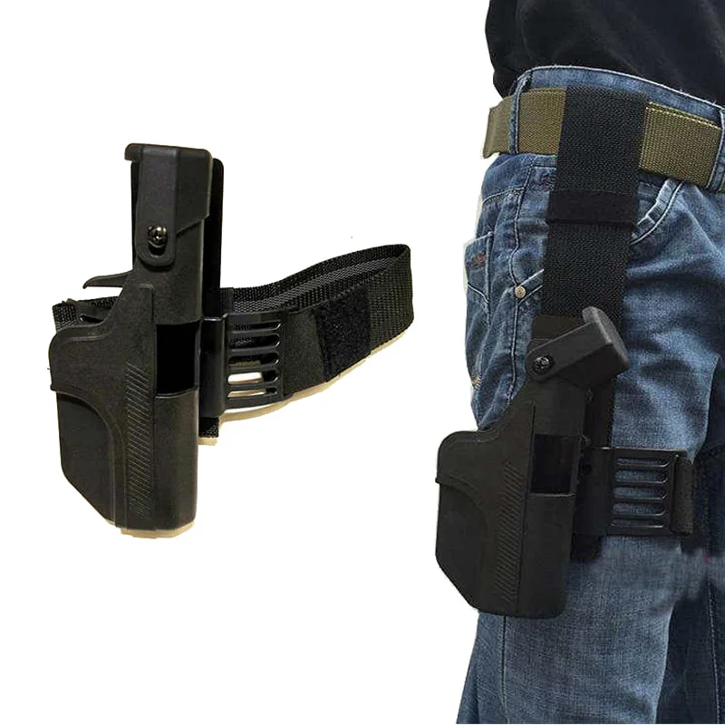 Тактическая Шестерня Glock ремень/ножная кобура быстрая капля правая рука пистолет кобура для Glock 17 19 23 принадлежности для охоты, оружие чехол